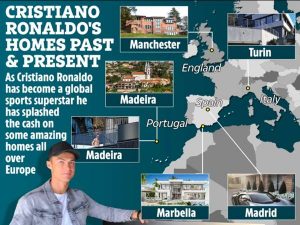 Chiêm ngưỡng nhà của Ronaldo – top biệt thự đắt đỏ nhất