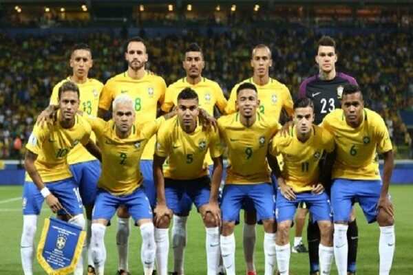 Đội tuyển Brasil (5 lần vô địch) giải đấu World Cup