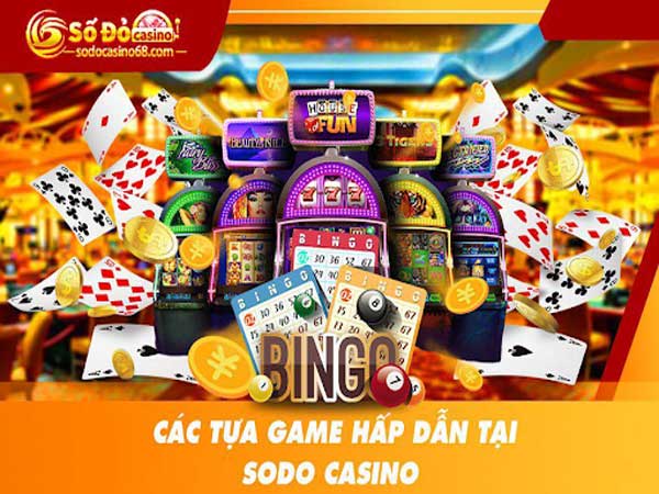 Ngoài Baccarat, cổng game Sodo Casino còn có hàng loạt các trò chơi hấp dẫn khác
