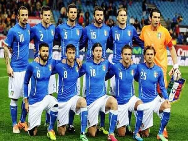 Đội tuyển quốc gia Italia với 4 lần vô địch World Cup