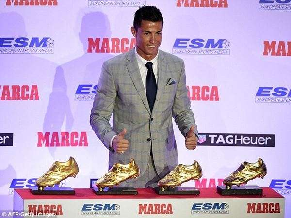 Tìm hiểu Ronaldo đạt chiếc giày vàng Châu Âu năm nào?