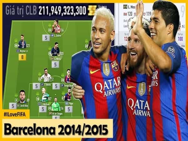 Đội hình Barca 2015: Khi mọi vị trí đều là tinh hoa